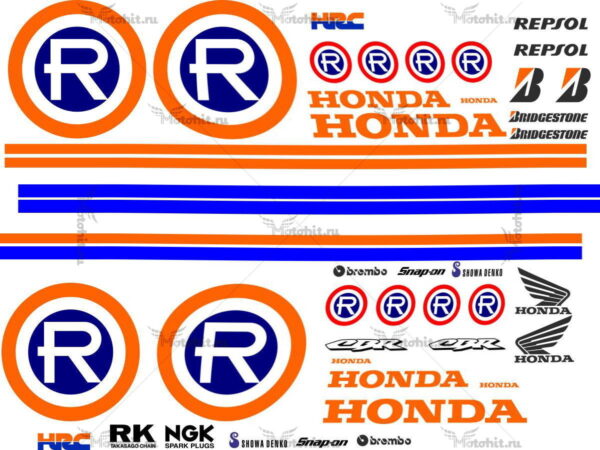 Decals for Honda CBR-1000 2004 REPSOL-RETRO