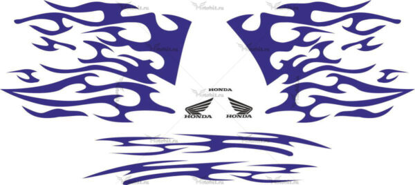Decals for Honda CBR-1000 FLAMES