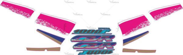 Decals for Honda CBR-1000 1987-1999