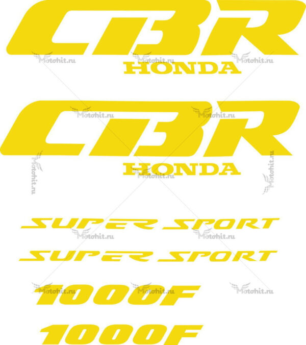Decals for Honda CBR-1000-F 1991