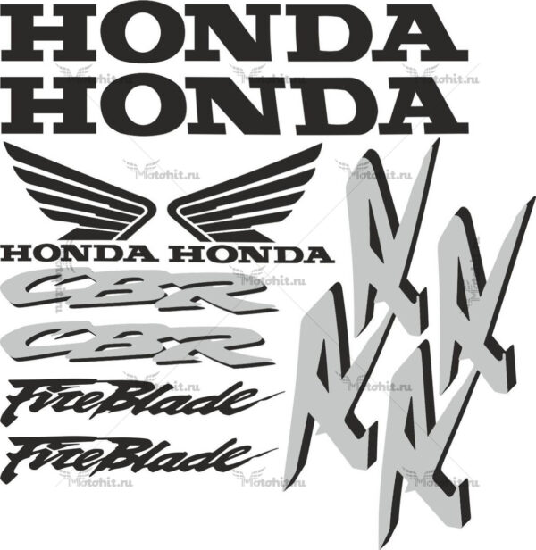 Decals for Honda CBR-1000-RR 2002 FIREBLADE