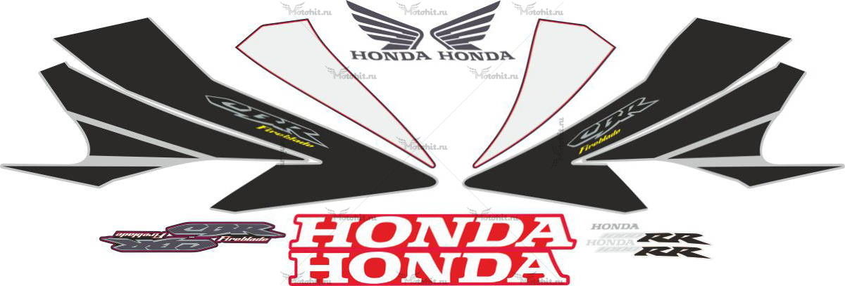 Decals for Honda CBR-1000-RR 2004-2005