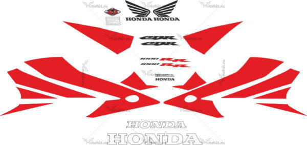 Decals for Honda CBR-1000-RR 2004-2005 RED