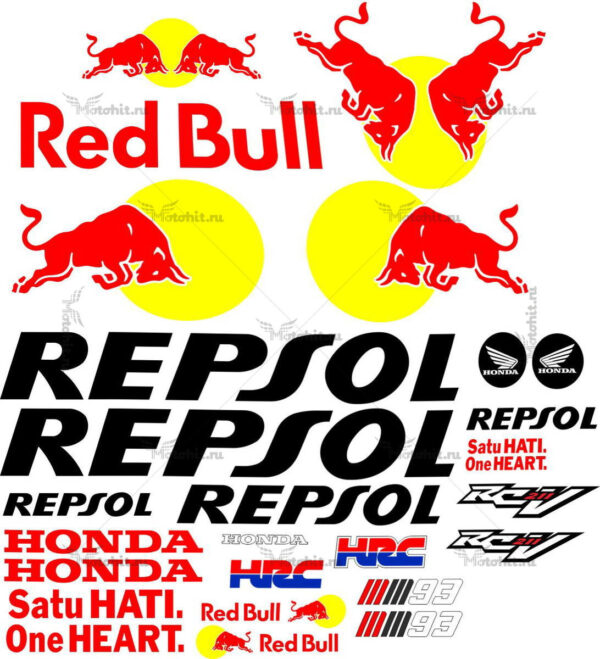 Decals for Honda CBR-1000-RR 2004 MARQUEZ