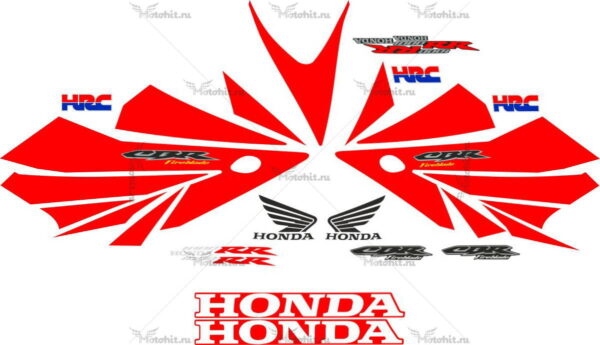 Decals for Honda CBR-1000-RR 2004-2005 MORE-RED-HRC
