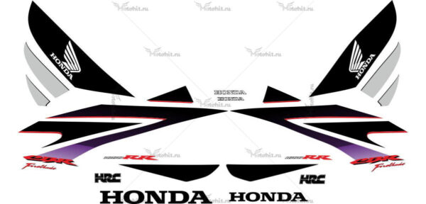 Decals for Honda CBR-1000-RR 2007 ROSSO