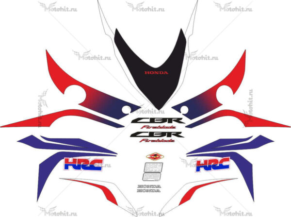 Decals for Honda CBR-1000-RR 2008-2009
