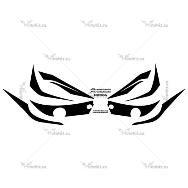 Decals for Honda CBR-1000-RR 2008-2009 BLACK