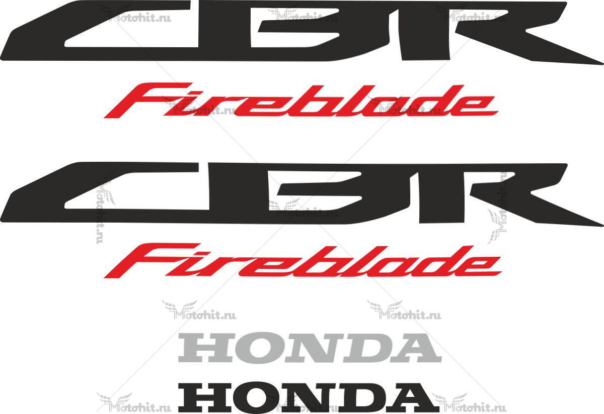 Decals for Honda CBR-1000-RR 2008-2009 FIREBLADE