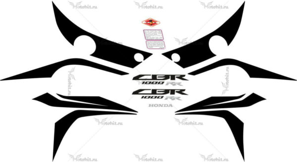 Decals for Honda CBR-1000-RR 2008-2009 FOR-RED