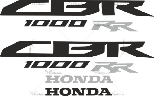 Decals for Honda CBR-1000-RR 2008-2009 LOGOS