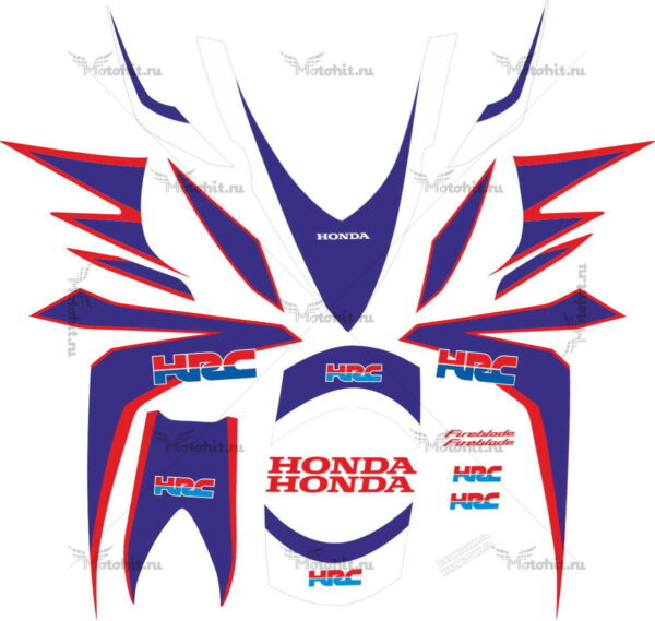 Decals for Honda CBR-1000-RR 2010 HRC