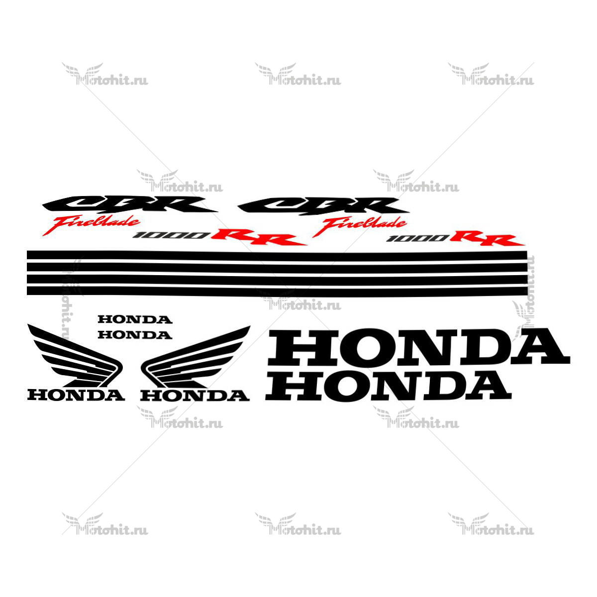 Decals for Honda CBR-1000-RR KIT