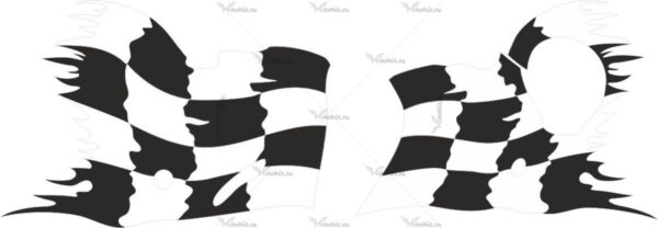Decals for Honda CBR-1100-RR 2002 BLACKBIRD-FLAGS