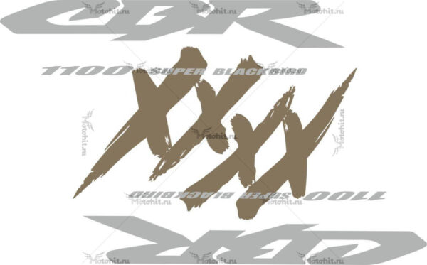 Decals for Honda CBR-1100-XX 1997-2004 LOGO