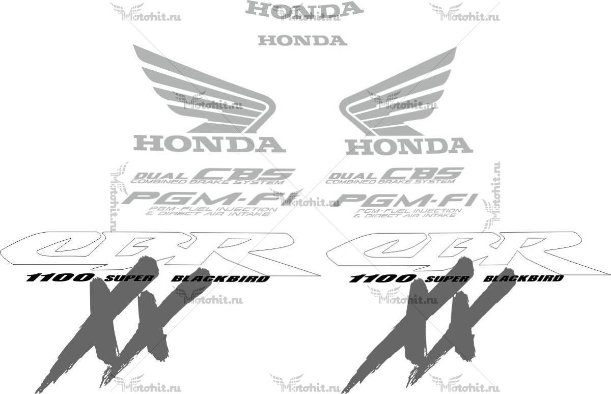 Decals for Honda CBR-1100-XX 1999-2007