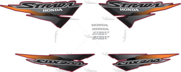 Decals for Honda CBX-200 2001