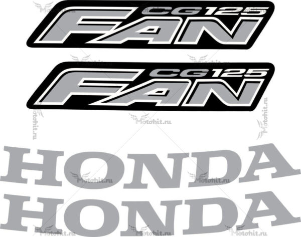 Decals for Honda CG-125 2008