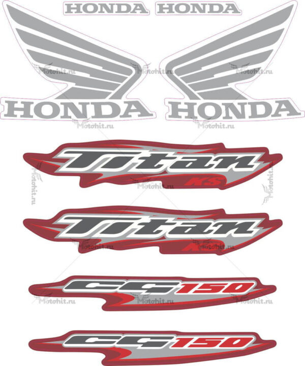 Decals for Honda CG-150 2006 TITAN