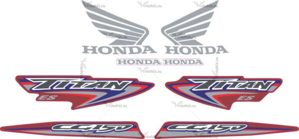 Decals for Honda CG-150 2007 TITAN