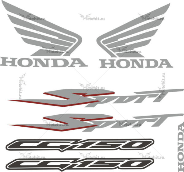 Decals for Honda CG-150 2008 ES-TITAN-SPORT