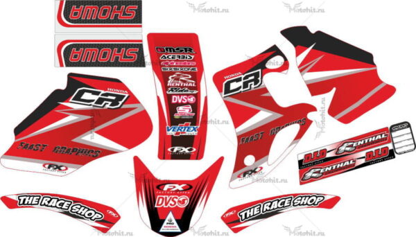 Decals for Honda CR-80 CR-85 1996-2002