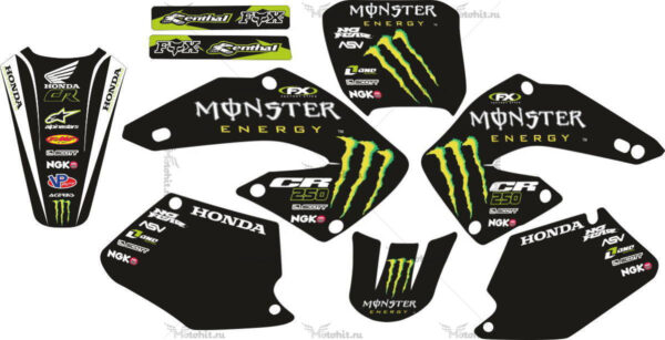 Decals for Honda CR-125-250 2000-2001