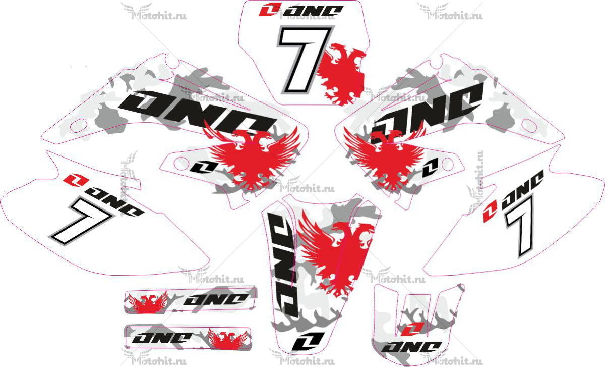 Decals for Honda CR-125-250 2002-2007 EAGLE