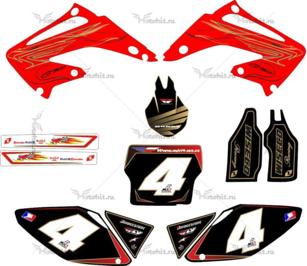 Decals for Honda CR-125 CR-250 2003 LIBRA