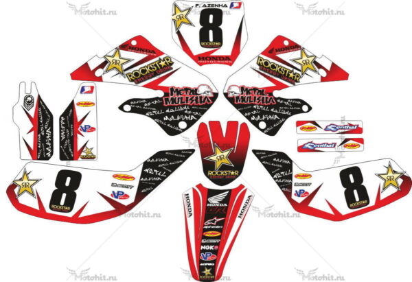 Decals for Honda CR-250 1997-1999 METAL-MULISHA