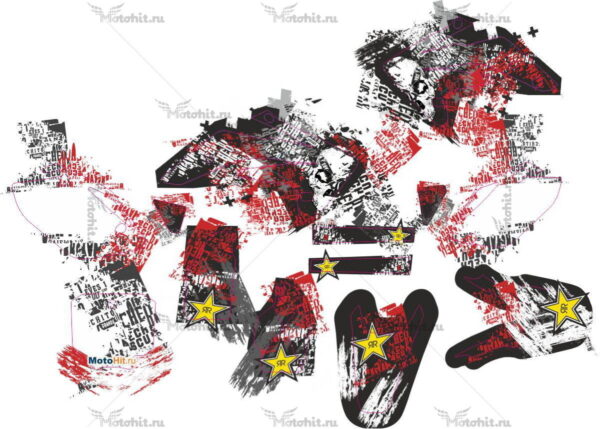 Decals for Honda CRF-150R 2006-2018 BLACK