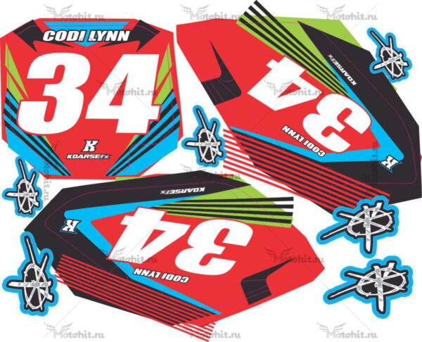 Decals for Honda CRF-150R 2006-2018 CODI
