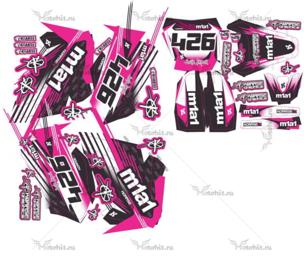 Decals for Honda CRF-150 2006-2018 M1A1