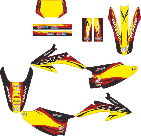 Decals for HONDA CRF-150-230 2008-2012 LOCO