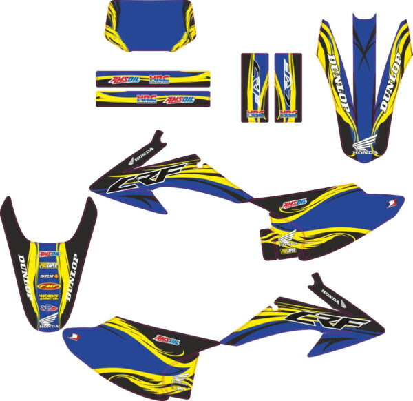Decals for HONDA CRF-150-230 2008-2012 LOCO-3
