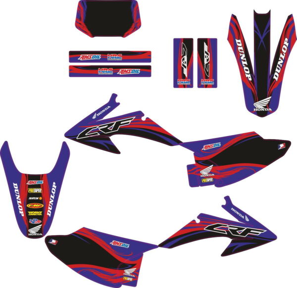 Decals for HONDA CRF-150-230 2008-2012 LOCO-6
