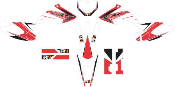 Decals for HONDA CRF-230R 2003-2007 9