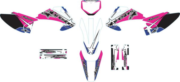 Decals for HONDA CRF-230R 2003-2007 GISELLY