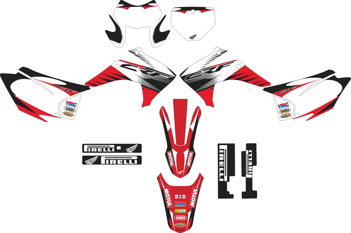 Decals for HONDA CRF-230R-X 2015-2017 6