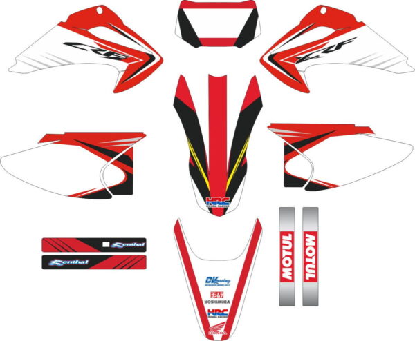 Decals for HONDA CRF-230X 2003-2007 6