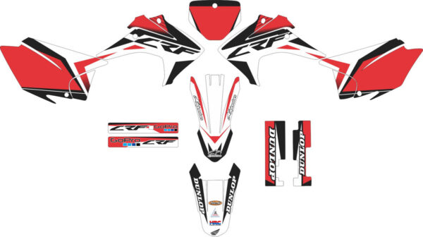 Decals for HONDA CRF-230X 2003-2007 16