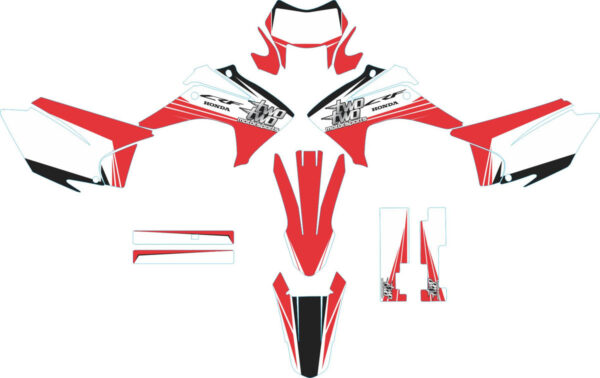 Decals for HONDA CRF-230X 2003-2007 CLAY