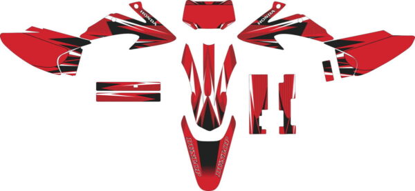Decals for HONDA CRF-230X 2003-2008 21
