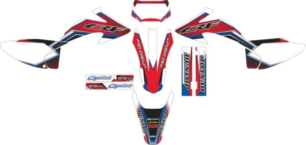 Decals for HONDA CRF-230X 2003-2008 23
