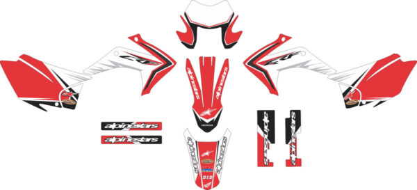 Decals for HONDA CRF-230X 2015-2017