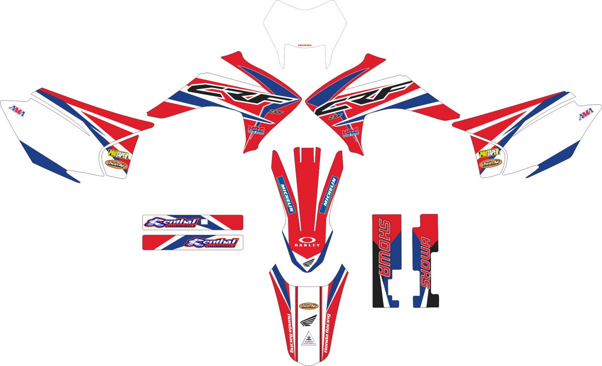Decals for HONDA CRF-230X 2015-2017 8