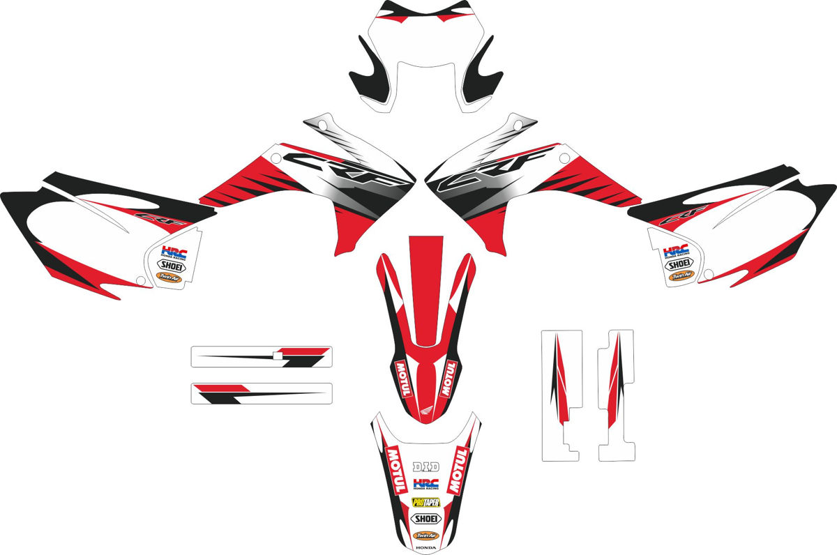 Decals for HONDA CRF-230X 2015-2017 15