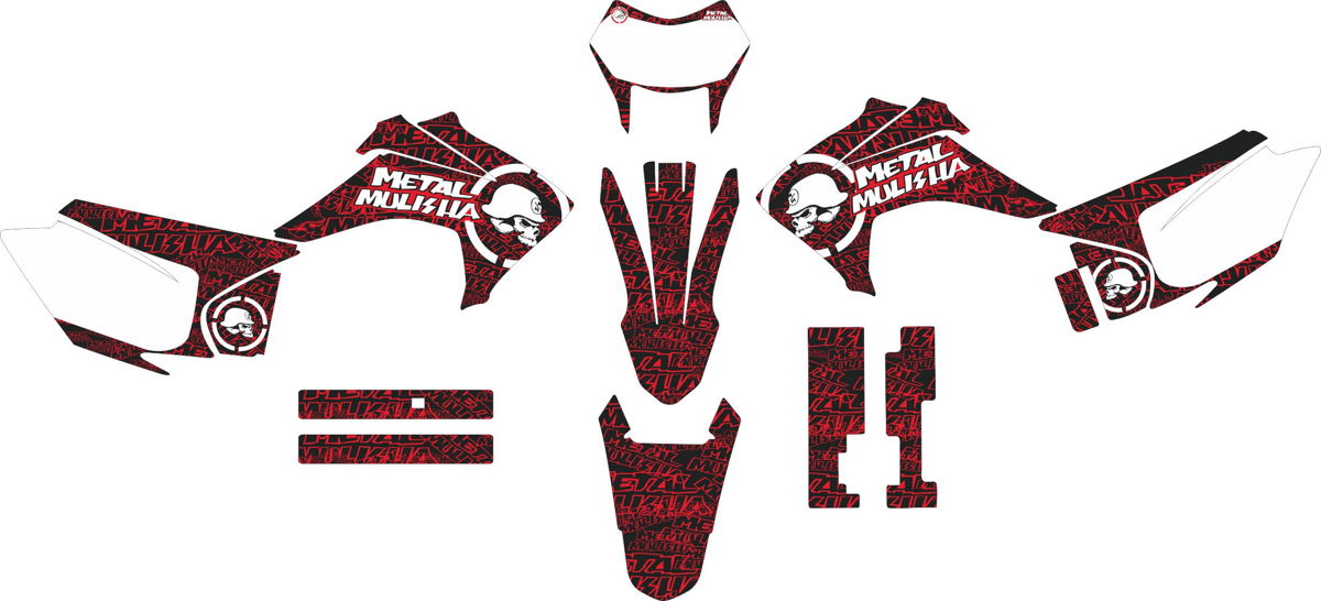 Decals for HONDA CRF-230X 2015-2017 METAL-MULISHA