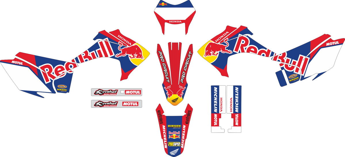 Decals for HONDA CRF-230X 2015-2017 TELES