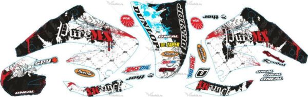 Decals for Honda CRF-250 CRF-450 2002-2004